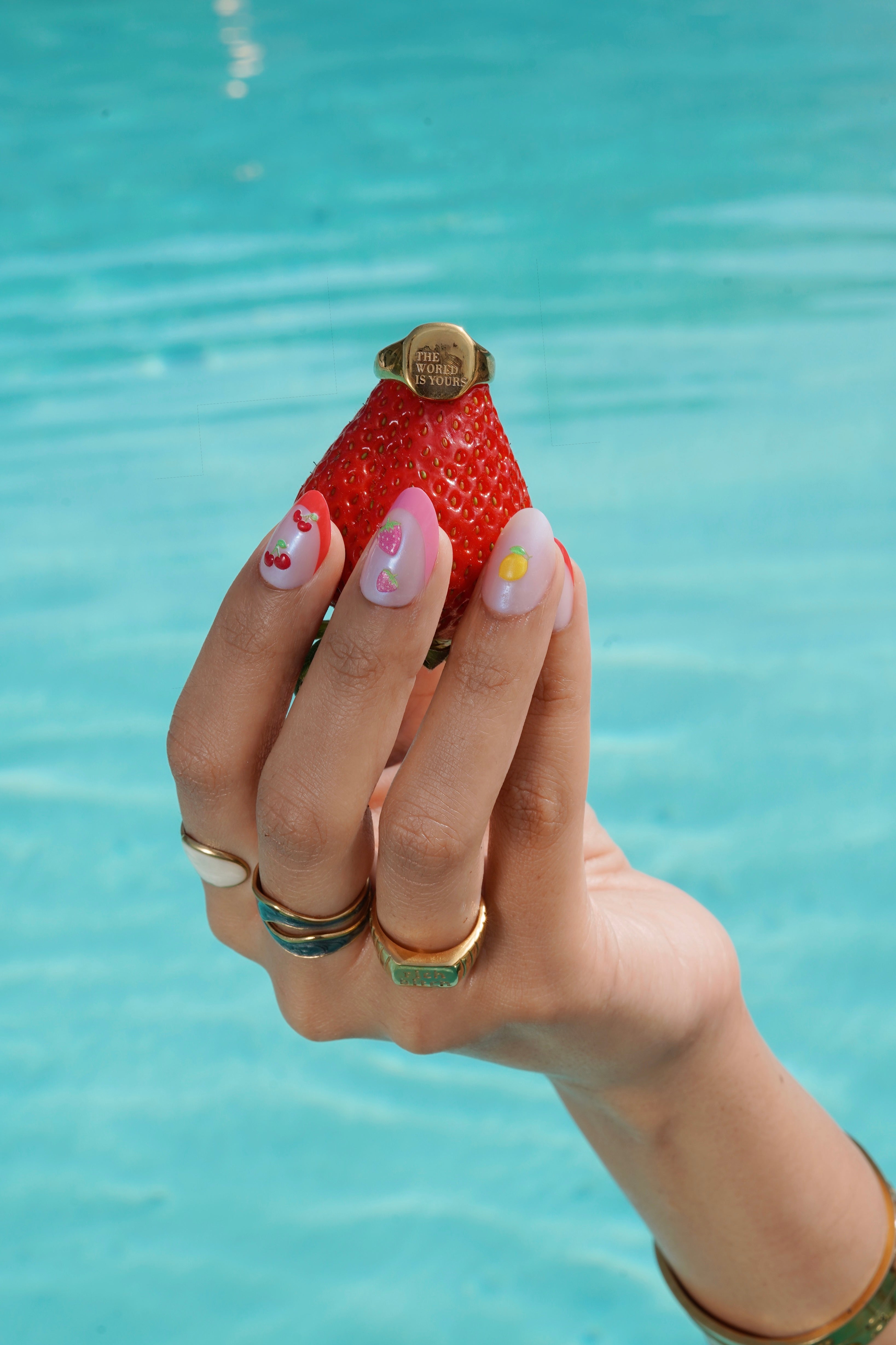 the world is yours signet ring